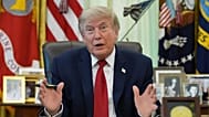 Presidente Donald Trump fala no Salão Oval da Casa Branca, em Washington