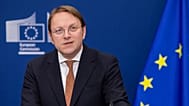 European Commissioner for Health and Animal Welfare Olivier Varhelyi addresses a media conference after a meeting of EU agriculture ministers at EU headquarters in Brussels, W
