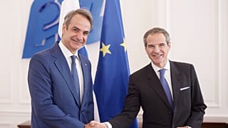 Κυριάκος Μητσοτάκης με Ράφαελ Γκρόσι