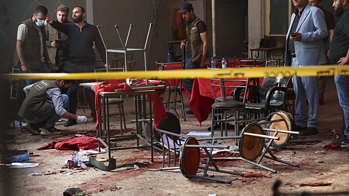 Haber: Şam'da Kafe Patlaması: Ölü ve Yaralılar Var