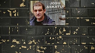 Foto de un cartel del histórico dirigente de ETA Josu Ternera