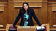 Η υπουργός Εργασίας και Κοινωνικής Ασφάλισης Νίκη Κεραμέως 