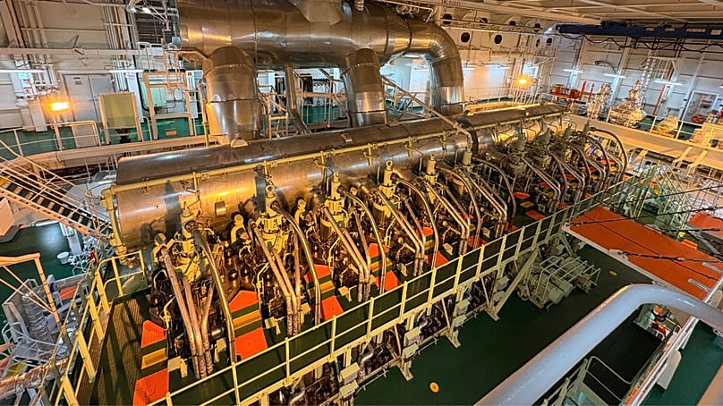 Engine of the CMA CGM NOtre Dame