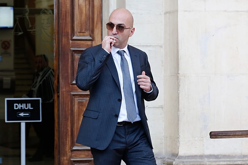 Maltese businessman Yorgen Fenech leaves court in Valletta, 29 November, 2019