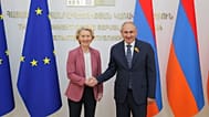 European Commission President Ursula von der Leyen and Armenian Prime Minister Nikol Pashinyan in Yerevan, 2 July 2026