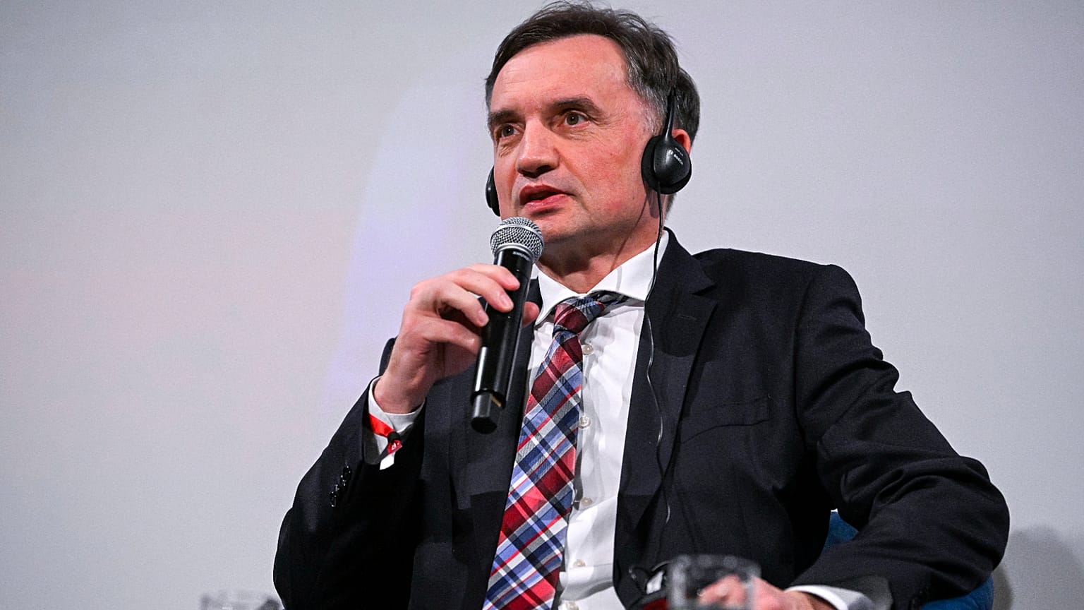 Zbigniew Ziobro az Uránia Nemzeti Filmszínházban 2026. március 20-án.