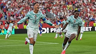 Cristinao Ronaldo e Rafael Leão