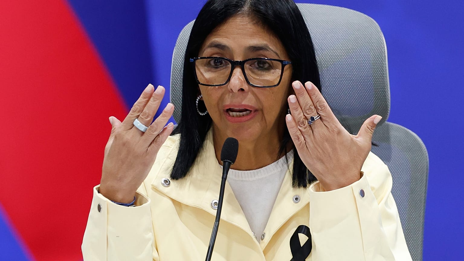 Delcy Rodríguez, la presidenta encargada de Venezuela