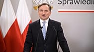 Konferencja ówczesnego ministra sprawiedliwości Polski Zbigniewa Ziobry