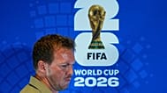 Bundestrainer Julian Nagelsmann, bei einer Pressekonferenz während der Weltmeisterschaft 2026, Foxborough, 28. Juni 2026 (AP Photo/Martin Meissner)