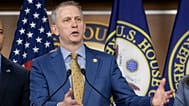 Rep. Sean Casten, D-Ill., speaks during a press conference regarding the Taxpayer Date Protection Act, on Capitol Hill, Thursday, Feb. 6, 2025, in Washington.