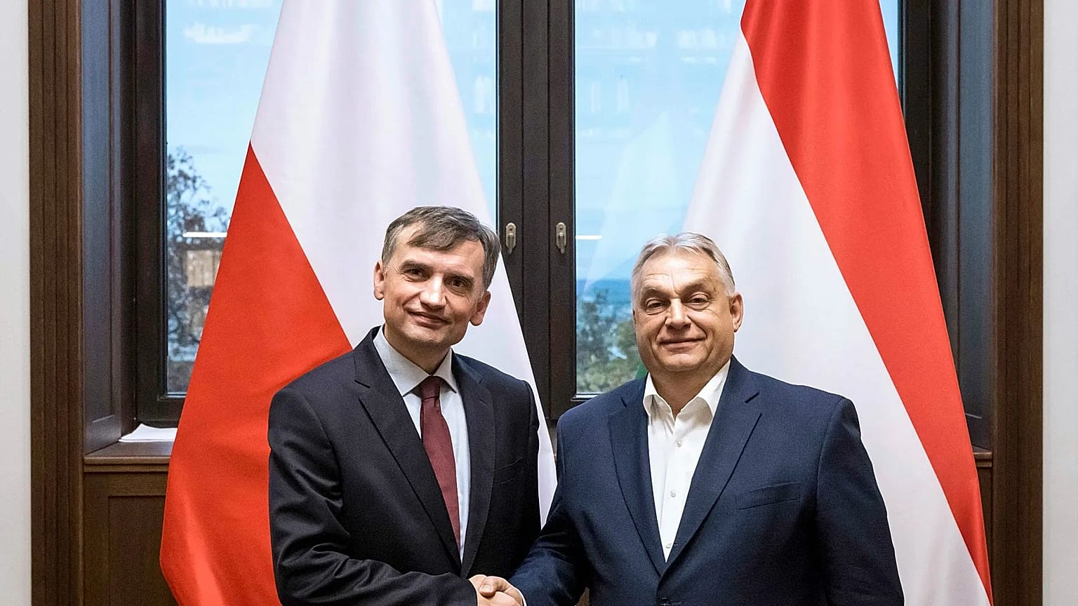 Zbigniew Ziobro, korábbi lengyel igazságügyi miniszter és Orbán Viktor 