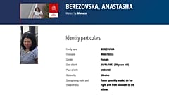 A screenshot of the Interpol Red Notices webpage, 3 July, 2026