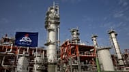  ۱۶ مارس ۲۰۱۹، یک پالایشگاه گاز طبیعی در میدان گازی پارس جنوبی در ساحل شمالی خلیج فارس، در عسلویه، ایران 