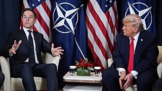 NATO Secretary General Mark Rutte and US President Donald Trump.