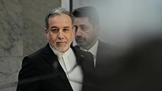 FILE: Iranian Foreign Minister Abbas Araghchi arrives to meet his Iraqi counterpart Fouad Hussein in Baghdad, 28 June 2026