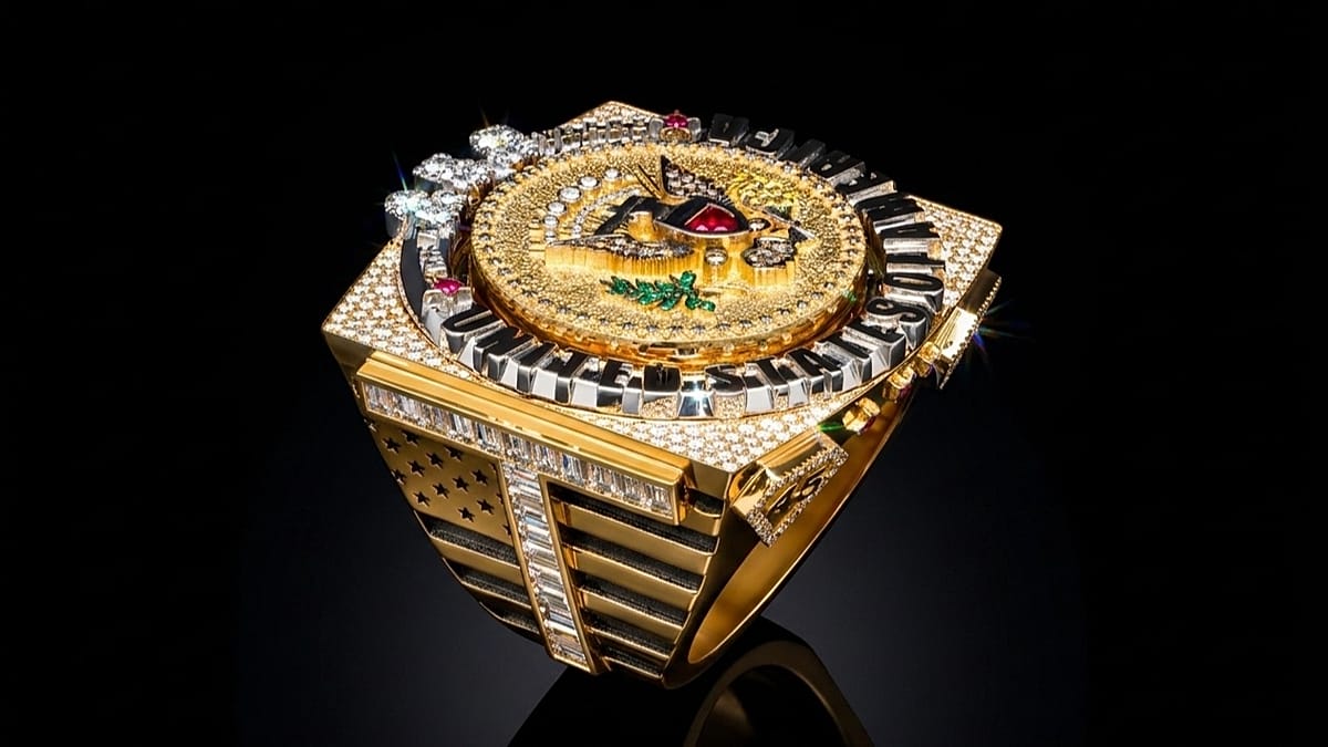 Belgian diamond group that won tariff relief gifts Trump lavishly encrusted ring