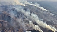 Fuego de Bisbal de emporda en Cataluña, se mantiene el confinamiento.