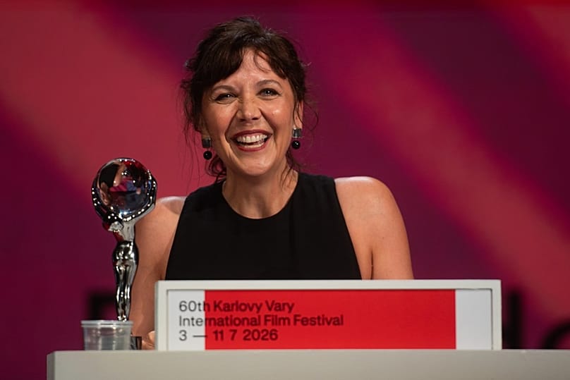 L’actrice et réalisatrice Maggie Gyllenhaal a reçu le Prix du président lors de la soirée d’ouverture du festival, le 3 juillet 2026