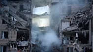 The damaged apartment interior in the ruined building following Russian missile attack in Kyiv, 6 July, 2026