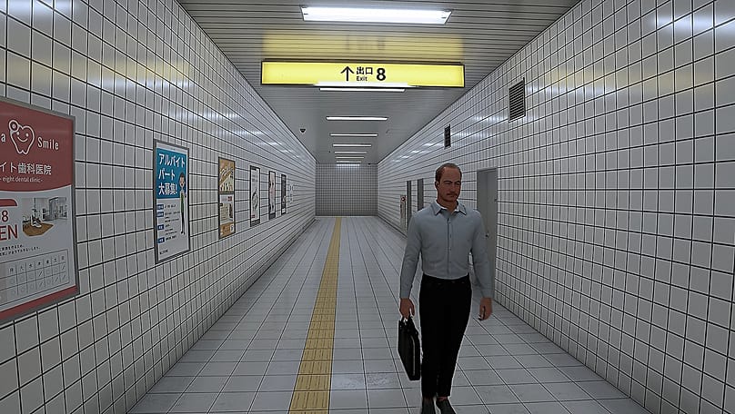 Exit 8 video oyunu.