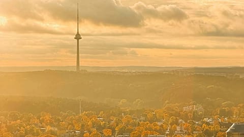 The revolving restaurant at Vilnius TV Tower just reopened