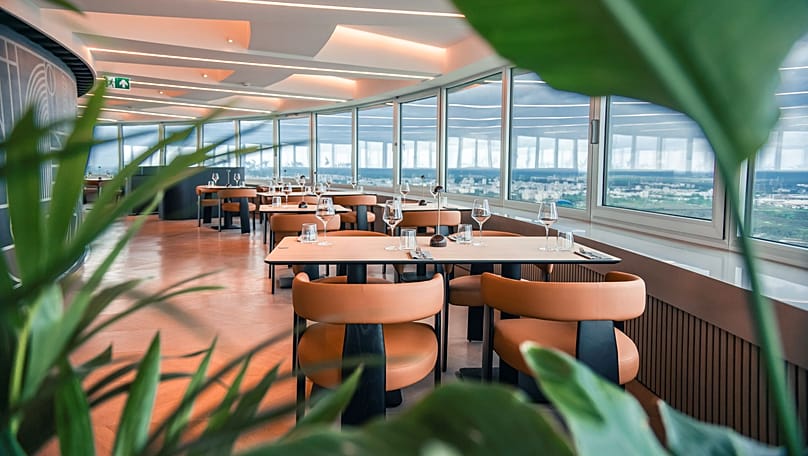 Il ristorante panoramico Paukščių takas propone una versione contemporanea della cucina lituana