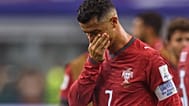 Cristiano Ronaldo (7), de Portugal, reage após o jogo das oitavas de final do Mundial de futebol entre Portugal e Espanha