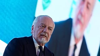 Il presidente del Napoli Aurelio De Laurentiis