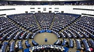 The hemicycle of the European Parliament.