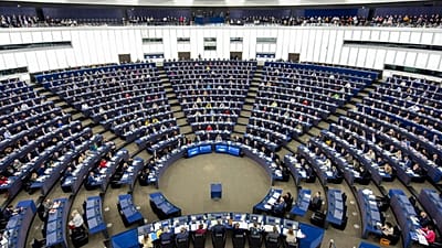 L’emiciclo del Parlamento europeo.
