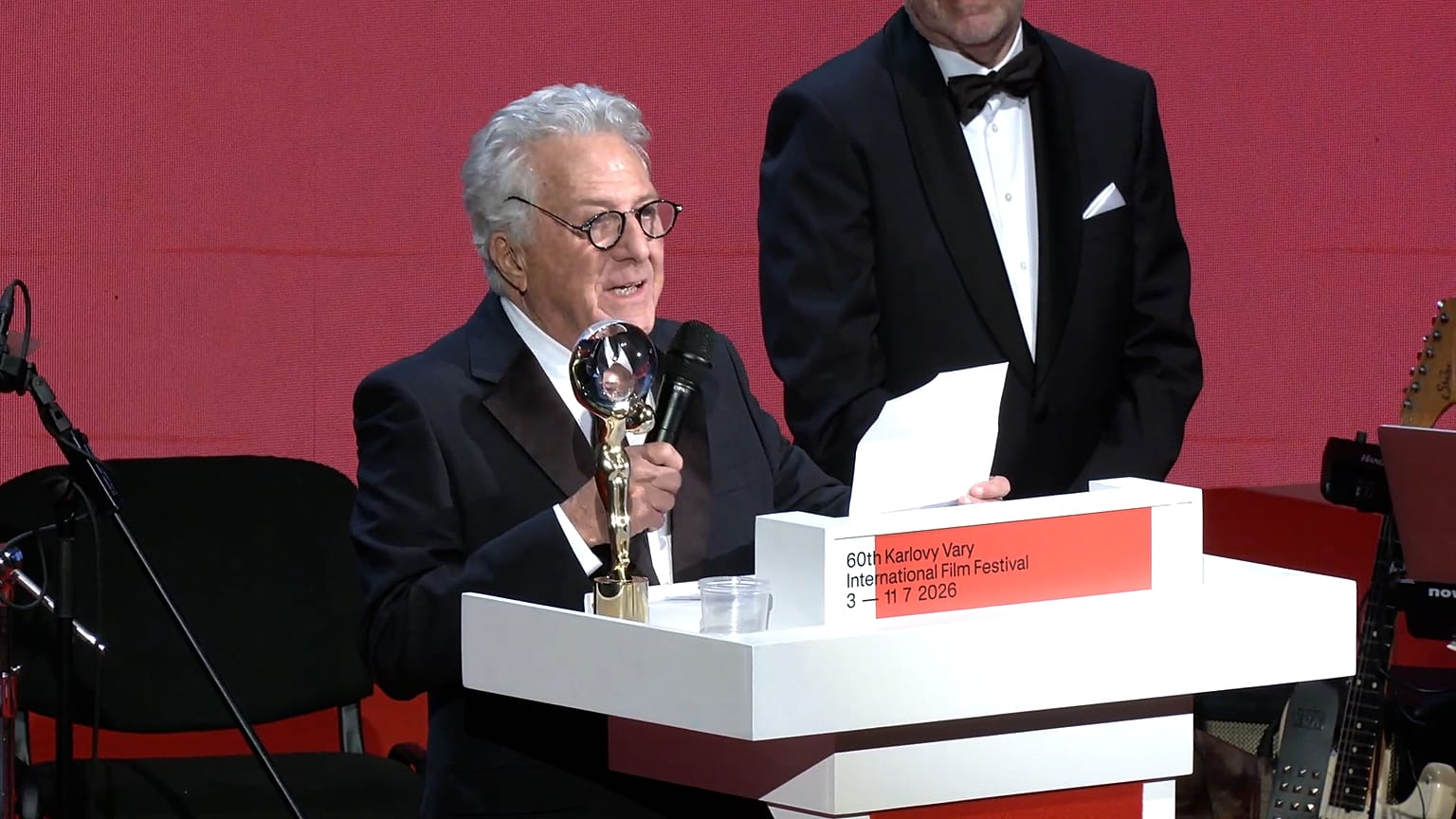 Dustin Hoffman and Maggie Gyllenhaal honoured at Karlovy Vary Film Festival opening ceremony