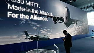 Participants view displays during the NATO Defence Industry Forum at the NATO summit in Ankara, 7 July, 2026