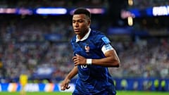 كيليان مبابي لاعب المنتخب الفرنسي خلال مباراة كرة القدم ضمن المجموعة الأولى من كأس العالم بين فرنسا والعراق في فيلادلفيا، يوم الاثنين 22 يونيو 2026. (صورة من وكالة أسوشيتد برس