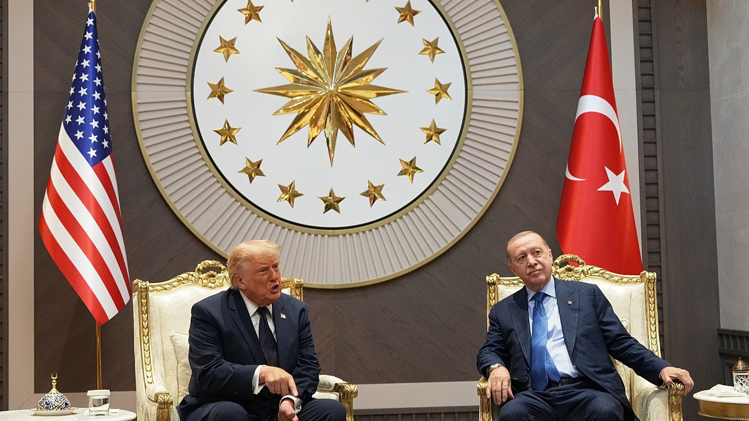Trump ve Erdoğan, görüşme sırasında