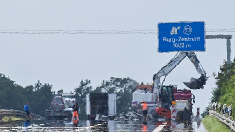 Ende Juni war die A2 bei Burg in Sachsen-Anhalt wegen Hitzeschäden komplett gesperrt