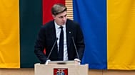 Ο νεοδιορισμένος πρωθυπουργός Mindaugas Sinkevičius παρουσιάζει το πρόγραμμα στο λιθουανικό κοινοβούλιο Σέιμας την Τρίτη.
