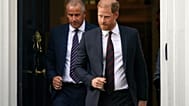 Britain's Prince Harry leaves Chatham House during a visit to the UK for a series of charity engagements in London, Tuesday, July 7, 2026.
