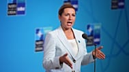 Denmark's Prime Minister Mette Frederiksen arrives for the NATO summit in Ankara, Turkey. 8 July, 2026. 