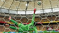 Penalty shootout at the end of the World Cup round of 16 match between Switzerland and Colombia in Vancouver, 7 July 2026