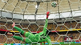 Penalty shootout at the end of the World Cup round of 16 match between Switzerland and Colombia in Vancouver, 7 July 2026