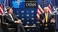 El presidente Donald Trump se reúne con el secretario general de la OTAN, Mark Rutte, en la cumbre de la OTAN en Ankara, Turquía, el miércoles ocho de julio de 2026.