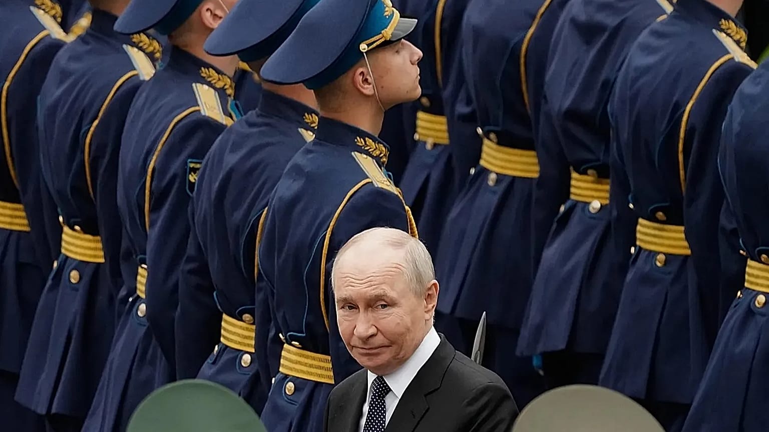 Russian President Vladimir Putin at a ceremony in Moscow marking the 85th anniversary of the Nazi German invasion of Russia, 22 June 2026.