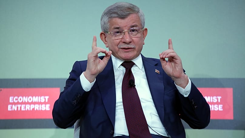 Ο Αχμέτ Νταβούτογλου στο συνέδριο του Economist