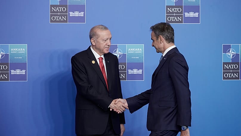 Ρετζέπ Ταγίπ Ερντογάν και Κυριάκος Μητσοτάκης