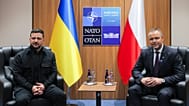 Spotkanie prezydentów Polski i Ukrainy w Ankarze podczas szczytu NATO, 8 lipiec 2026 r.