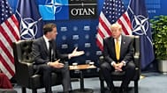 US President Donald Trump meets with NATO Secretary General Mark Rutte on the sidelines of NATO meeting at the Bestepe Presidential complex in Ankara.