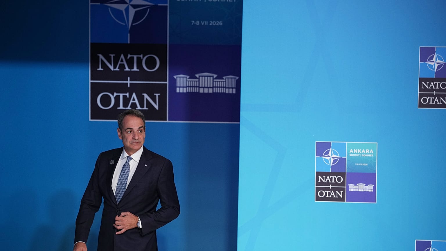 Ο Κ. Μητσοτάκης στη Σύνοδο του ΝΑΤΟ στην Άγκυρα