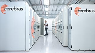 File - Cerebras' Andromeda, pictured with the doors on, a 13.5 million core AI Supercomputer. 14 Nov. 2022