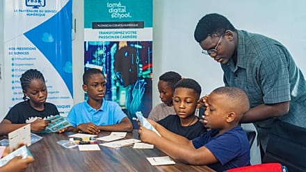 Lomé summer camp teaches Togo's children to code and build robots